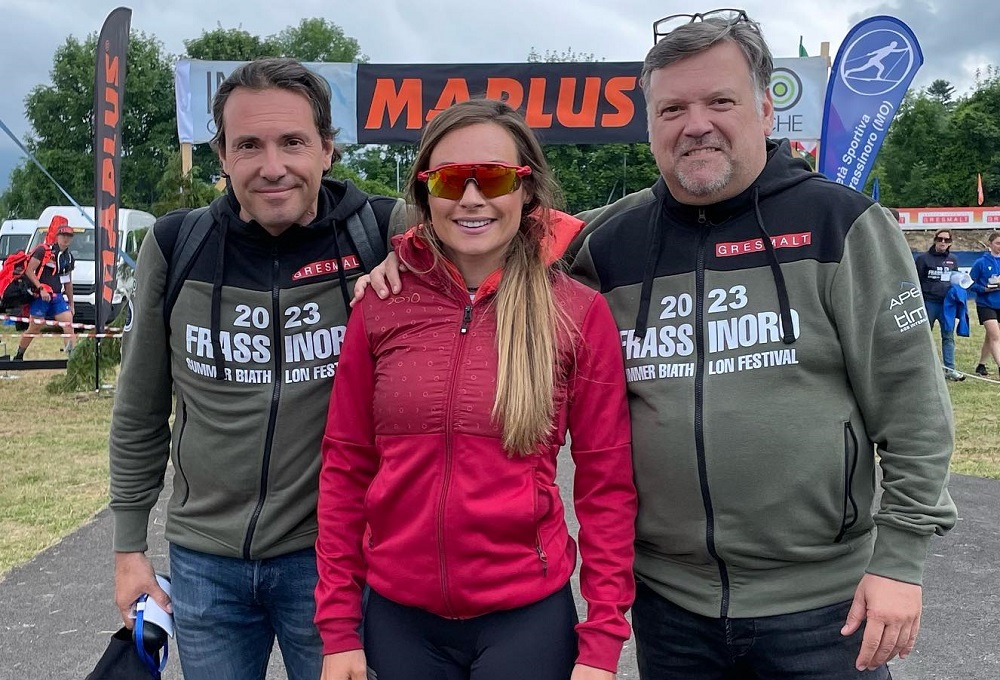 Massimiliano Ambesi Dorothea Wierer Dario Puppo