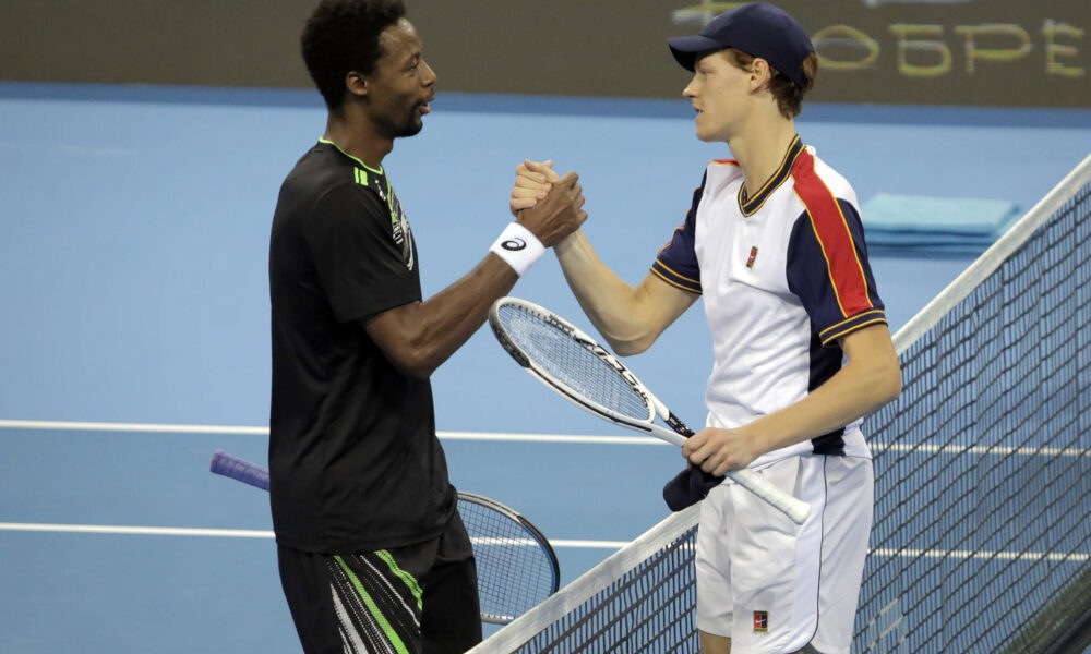 Jannik Sinner e Gael Monfils
