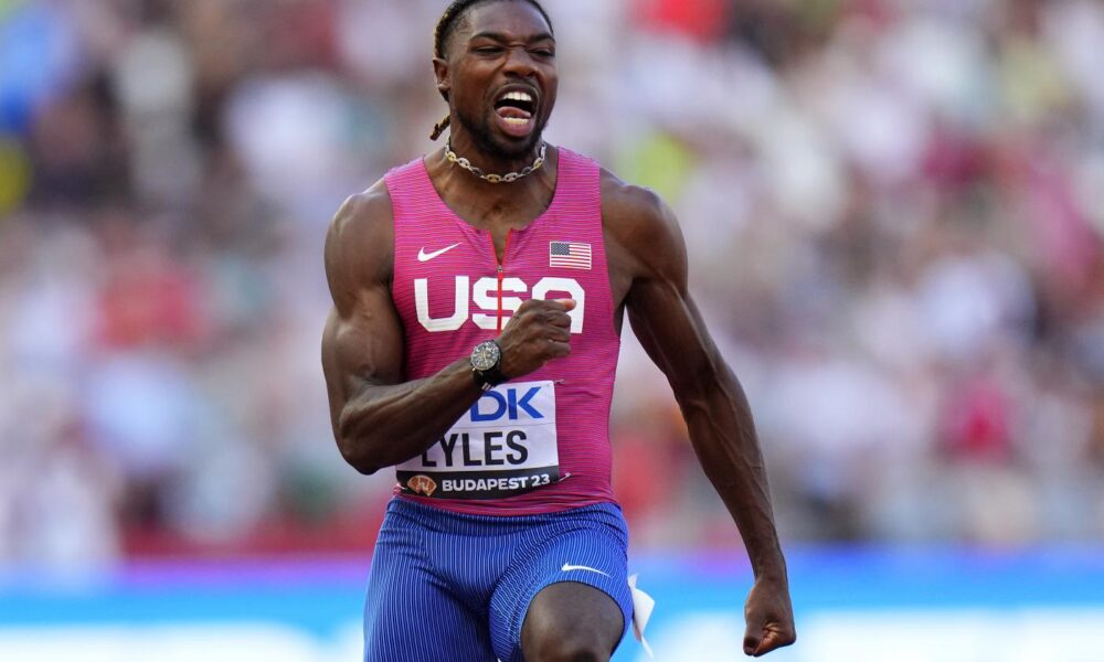 Athletics, Noah Lyles is the fastest man in the world: an imperial victory over 100, excellent time.  European on the platform