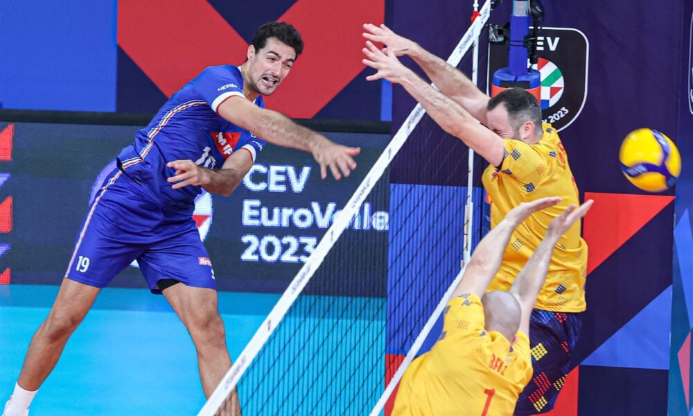 Campeonato Europeu de Voleibol de 2023: A França venceu primeiro a Romênia e a Eslovênia.  Sérvia persegue Itália, ok Holanda