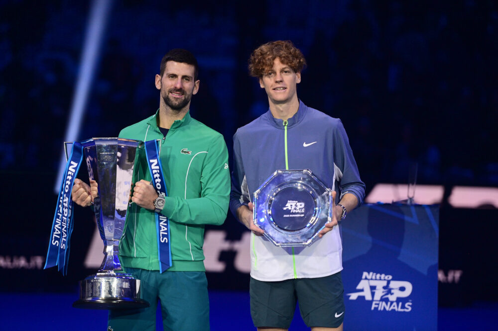 Jannik Sinner e Novak Djokovic