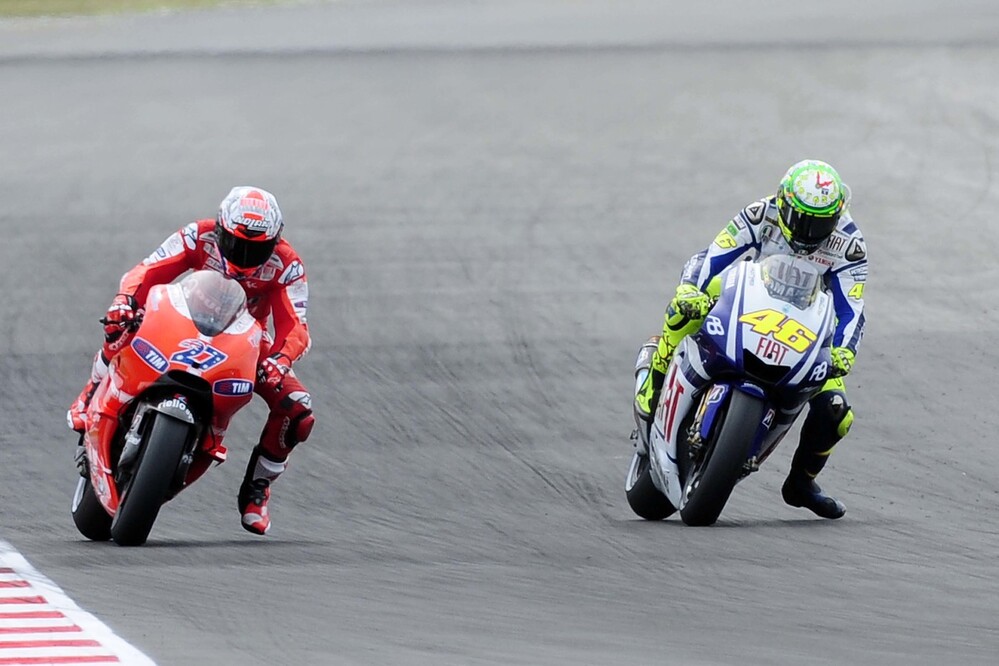 Casey Stoner Valentino Rossi