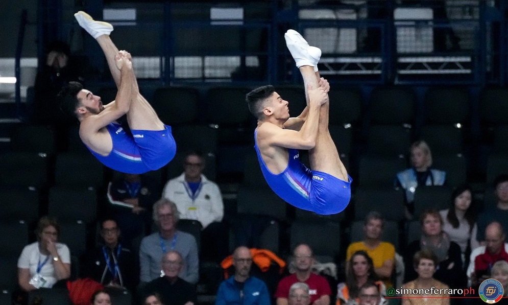 Trampolino elastico, Patisso Colonna e Lavino in semifinale agli Europei. Murgo eliminata