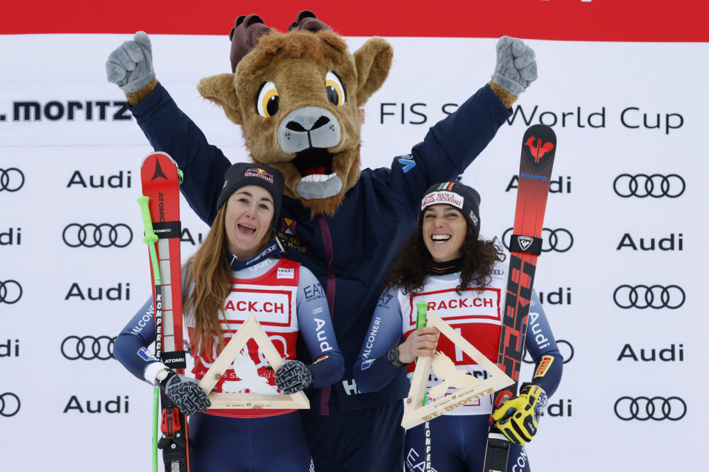Federica Brignone e Sofia Goggia