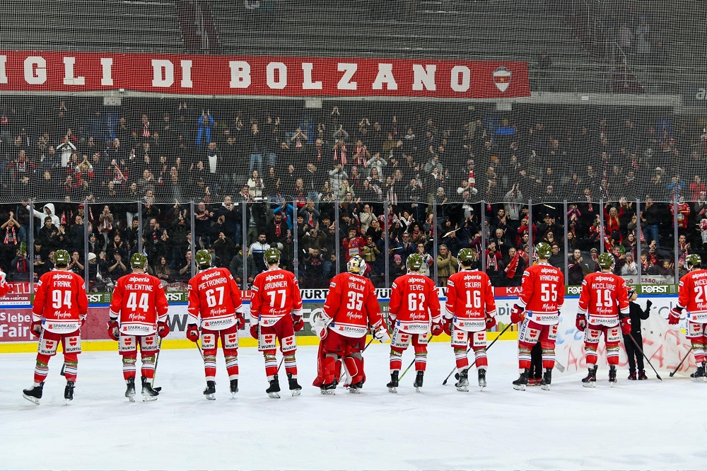 Hockey ghiaccio: solo Bolzano sorride nel mercoledì di ICE League. Sconfitta per Asiago e Valpusteria
