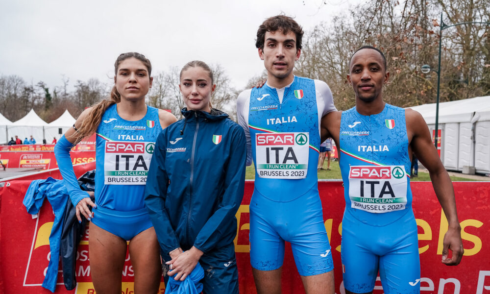 Italia staffetta mista Europei cross
