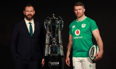 Andy Farrell e Peter O'Mahony