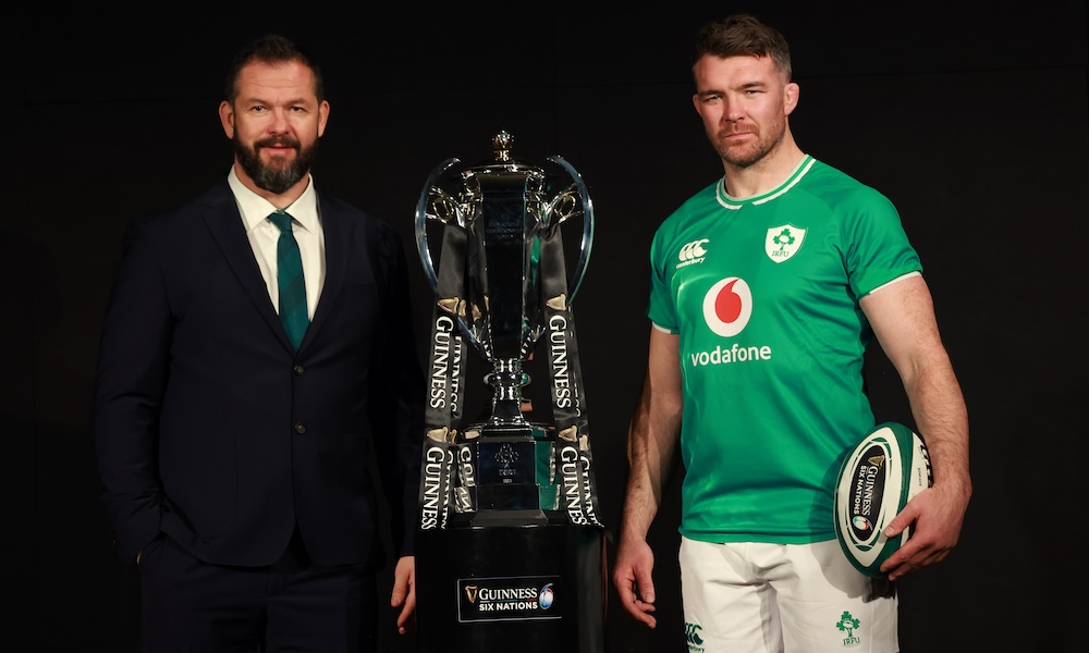 Andy Farrell e Peter O'Mahony