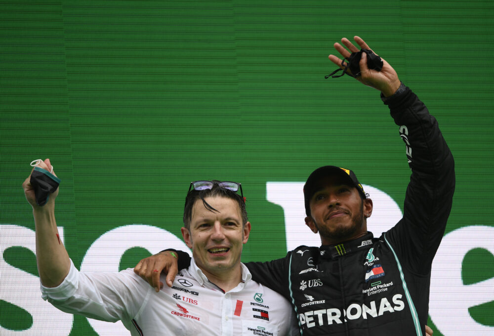 Lewis Hamilton e Peter 'Bono' Bonnington