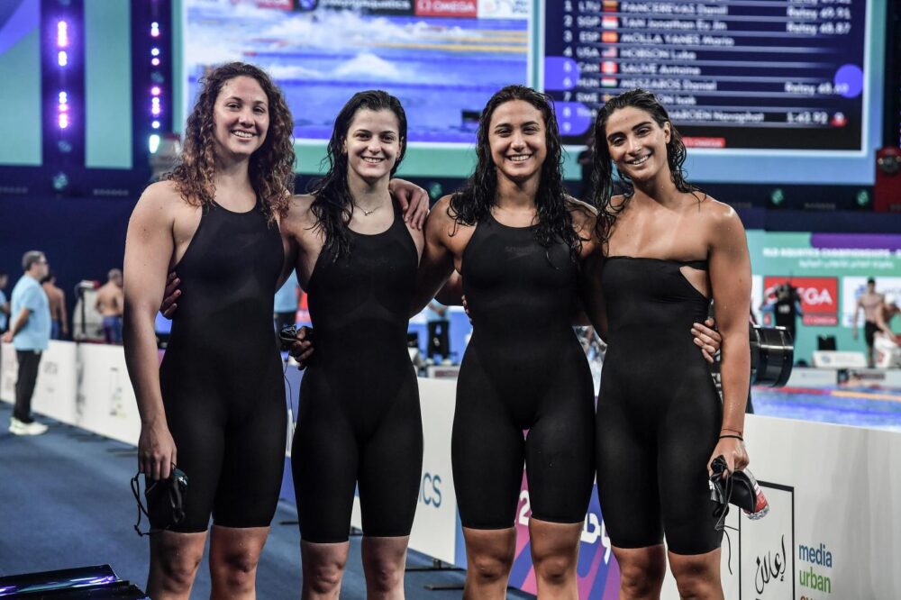 Staffetta femminile 4x100 sl