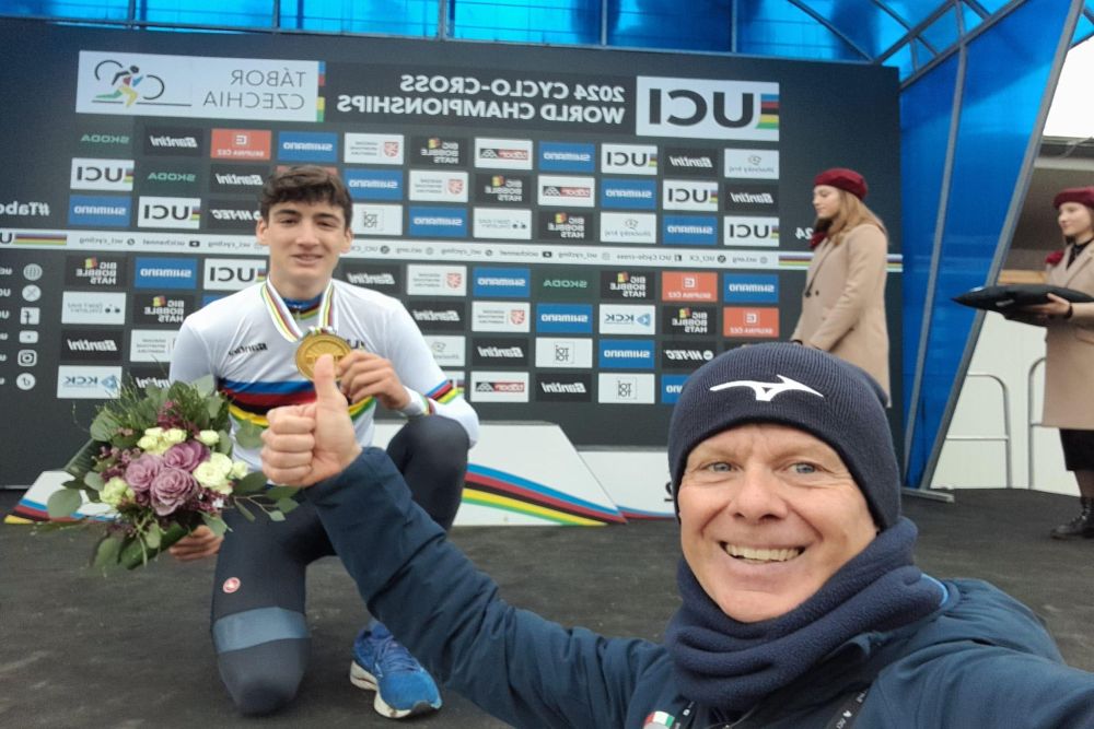Ciclismo, Daniele Pontoni: “Un urlo liberatorio a fine gara. Viezzi ha davanti a lui un futuro importante”.
