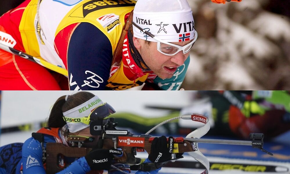 Ole Einar Bjoerndalen Darya Domracheva