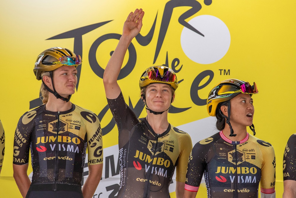 Amber Kraak in maglia Jumbo-Visma