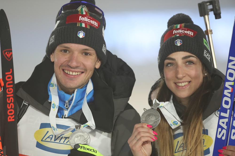 Lisa Vittozzi e Tommaso Giacomel