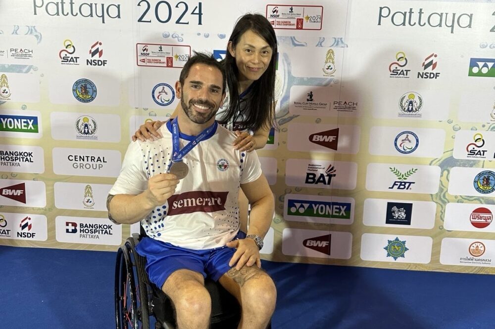 Parabadminton, Yuri Ferrigno conquista la medaglia di bronzo nel doppio misto ai Mondiali ed è prima riserva per le Paralimpiadi!