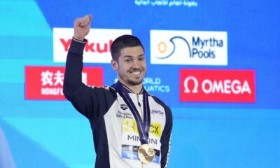 nuoto artistico-giorgio minisini-mondiali-lapresse