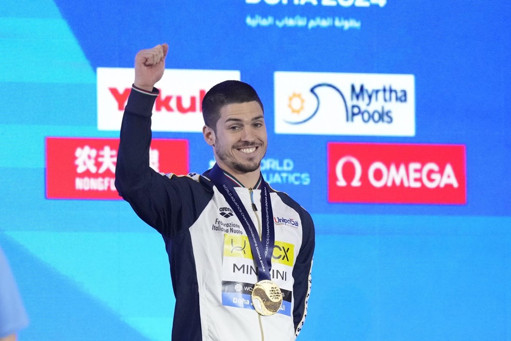 nuoto artistico-giorgio minisini-mondiali-lapresse