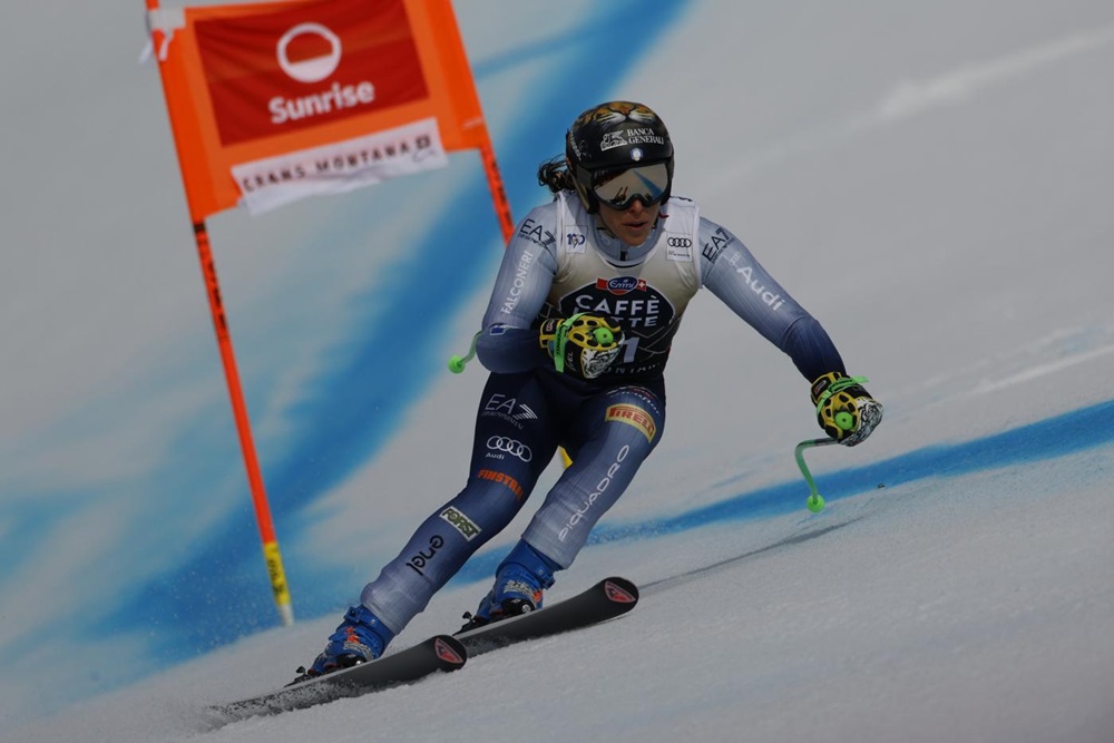 sci alpino-federica brignone-crans montana-lapresse