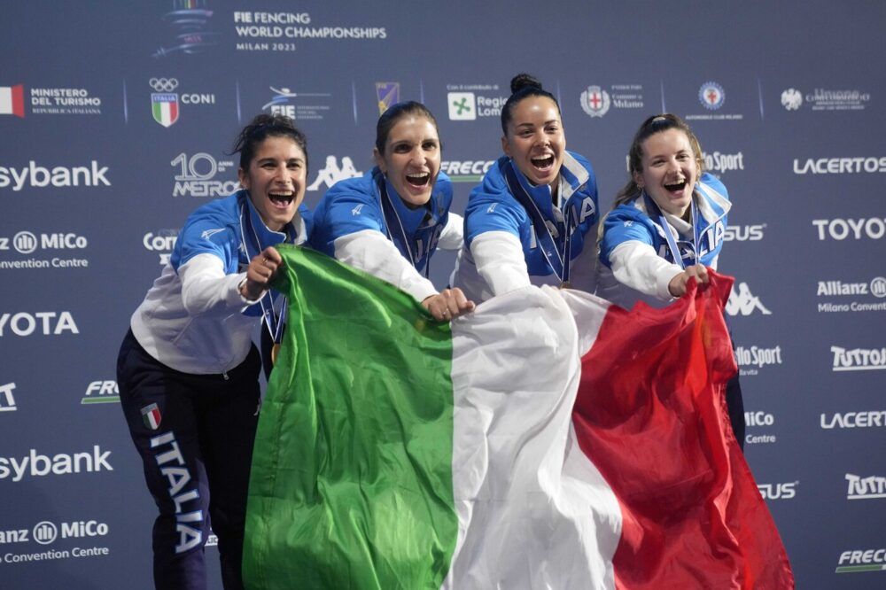 Scherma, tutte le nazioni qualificate alle Olimpiadi di Parigi 2024 nelle gare a squadre: l’Italia fa bottino pieno!