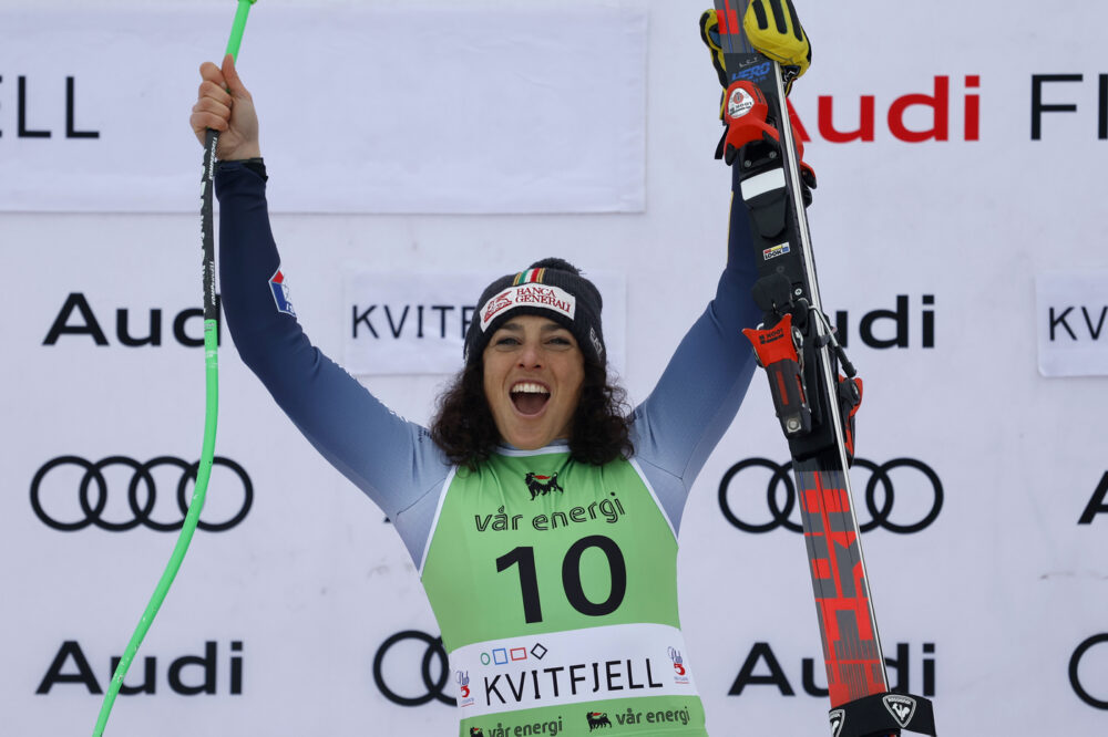Federica Brignone eguaglia il record di Stefania Belmondo per podi in Coppa del Mondo negli sport invernali!
