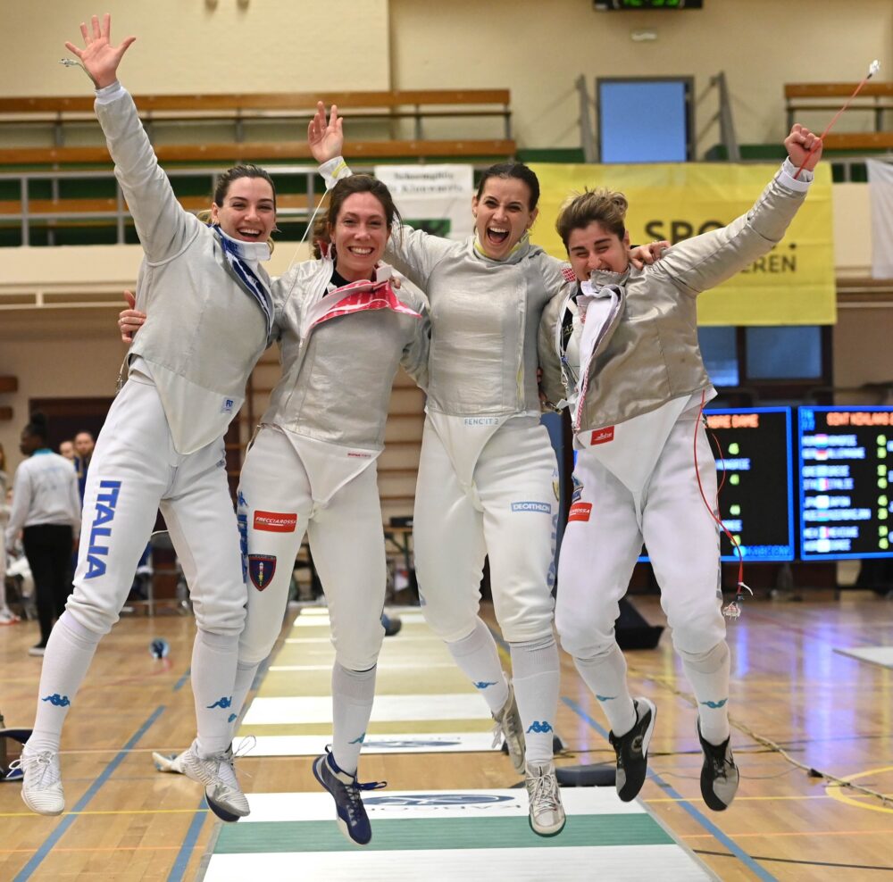 Squadra italiana sciabola femminile