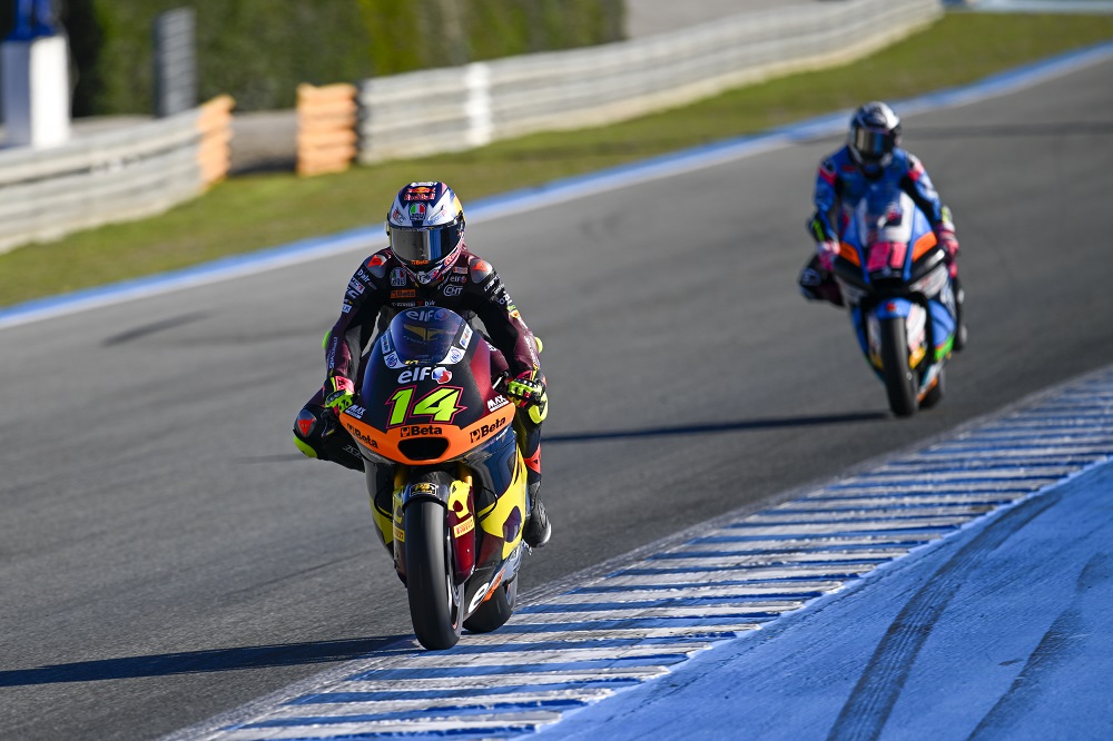 Moto2: Arbolino secondo nella FP2 di Jerez, Sergio Garcia segna il miglior tempo sul bagnato