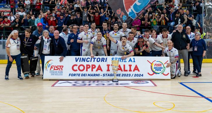 Hockey pista: Forte dei Marmi vince la Coppa Italia! Follonica superato per 2-1