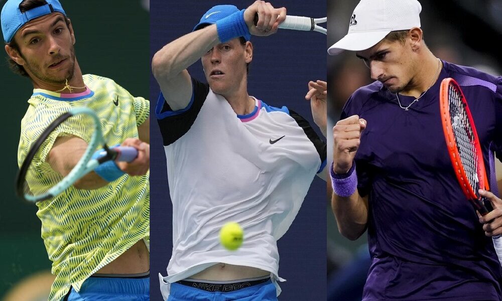 Lorenzo Musetti - Jannik Sinner - Matteo Arnaldi