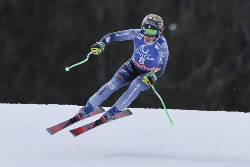 Sci alpino, Federica Brignone domina in gigante agli Assoluti. Sul podio Collomb e Della Mea