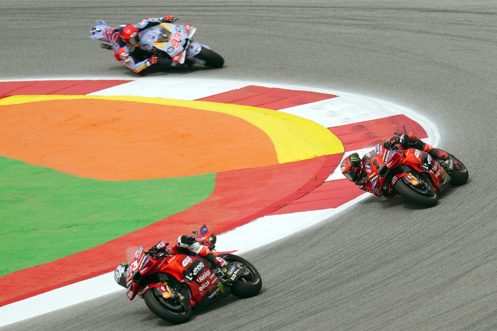 Enea Bastianini Francesco Bagnaia Marc Marquez