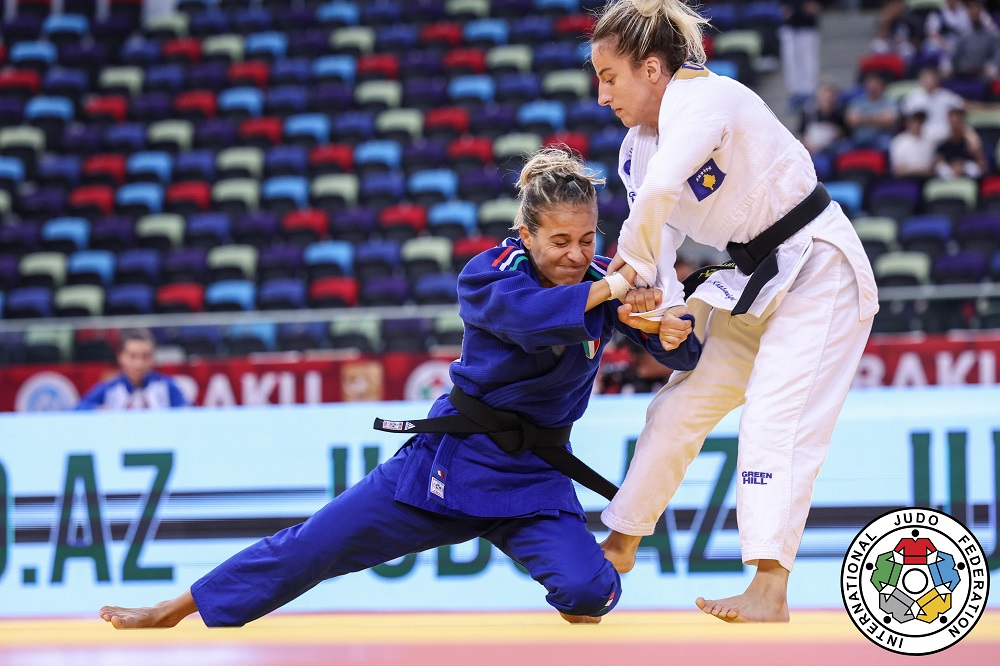 Judo, Odette Giuffrida è argento agli Europei. Distria Krasniqi la spunta al Golden Score