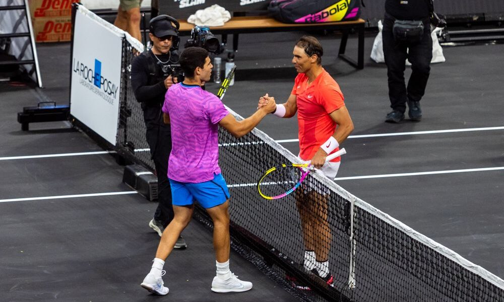 Rafael Nadal e Carlos Alcaraz