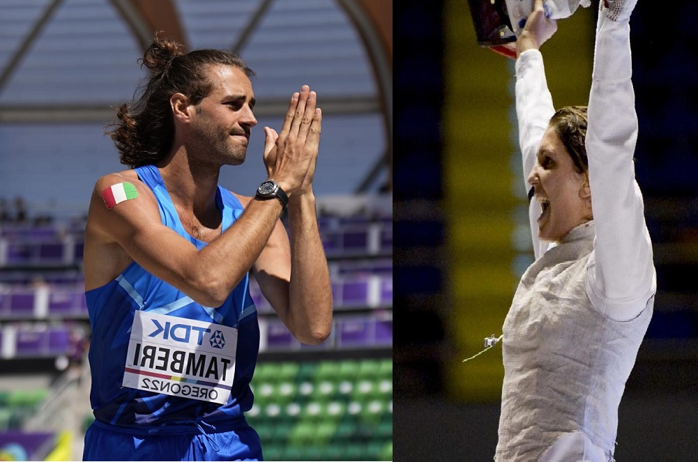 Gianmarco Tamberi e Arianna Errigo