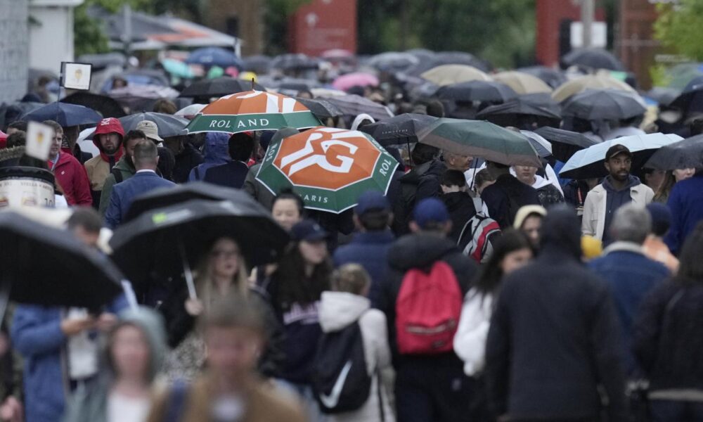 Pioggia Roland Garros