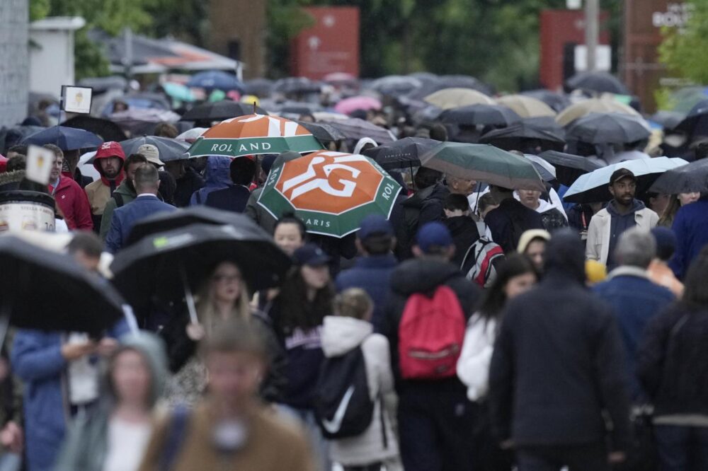 Pioggia Roland Garros