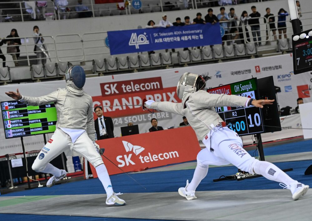 Scherma, Curatoli si ferma agli ottavi nel Grand Prix di Seoul. Vittoria per l’egiziano Elsissy