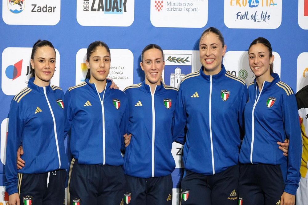 Karate, pioggia di medaglie per l’Italia nella prima giornata degli Europei di Zara