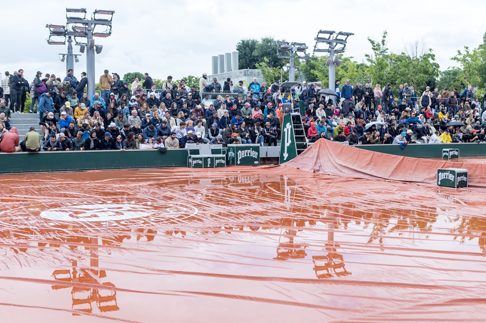 Pioggia al Roland Garros 2024