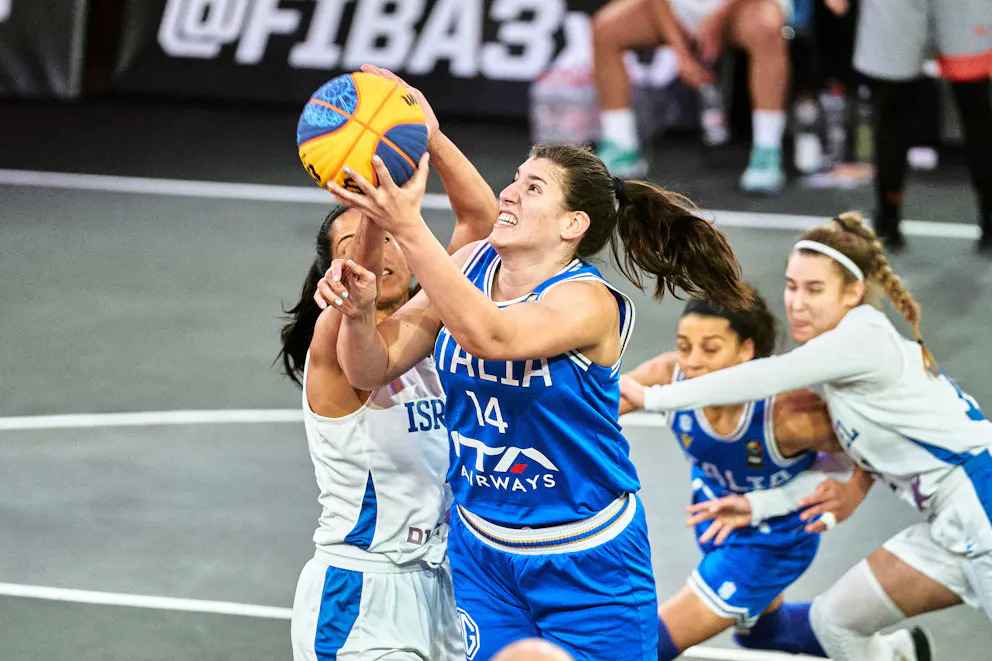 Basket 3×3 femminile: l’Italia soffre, batte l’Ungheria e centra i quarti di finale al preolimpico! Spreafico decisiva