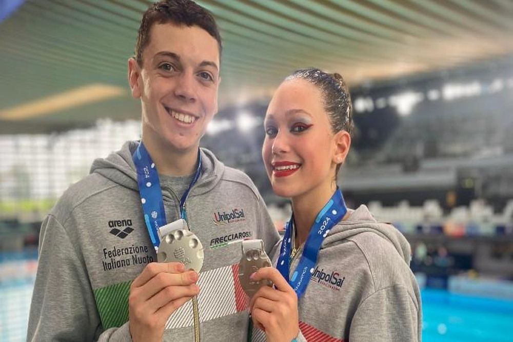 Nuoto artistico, Pelati e Rizea secondi in Coppa del Mondo a Parigi nel duo misto tecnico