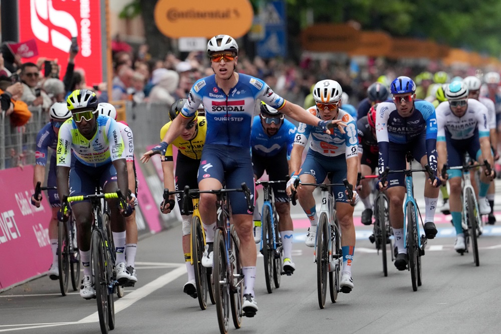 ciclismo-giro d'italia-tim merlier-lapresse