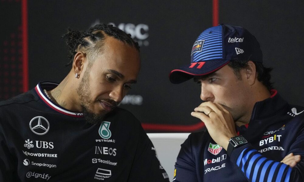 Lewis Hamilton e Sergio Perez