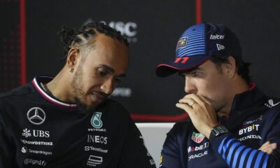 Lewis Hamilton e Sergio Perez