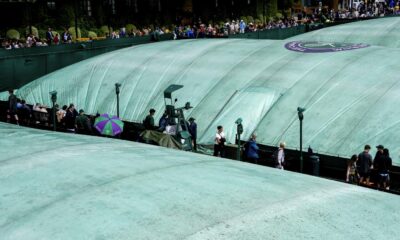 Pioggia a Wimbledon