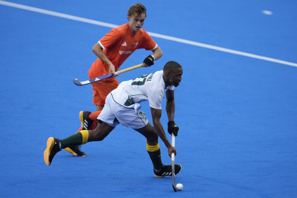 Sudadrica hockey prato