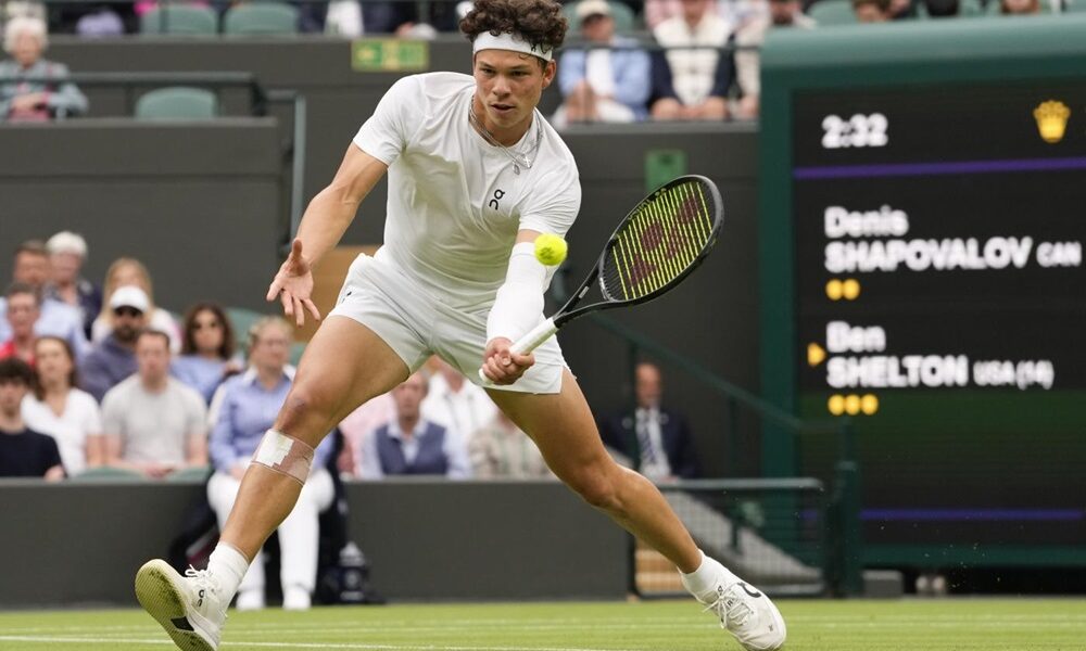 tennis-ben shelton-wimbledon-lapresse