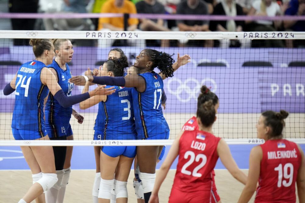 Italia-Serbia volley femminile Parigi 2024