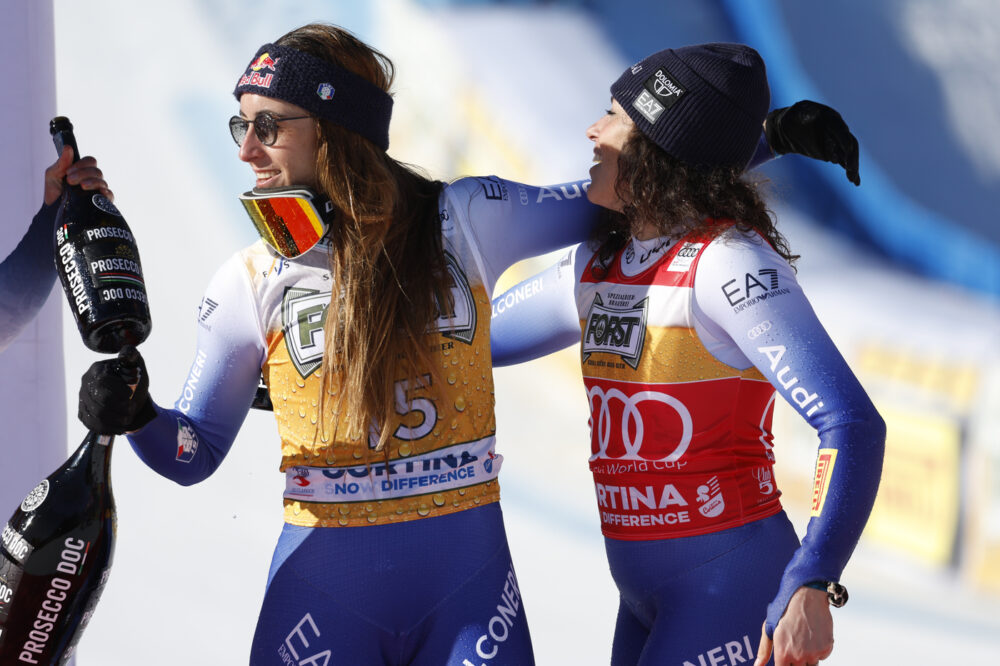 Sofia Goggia e Federica Brignone