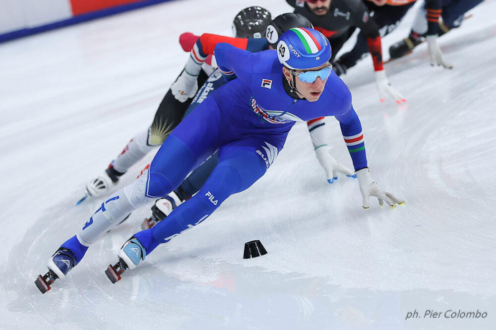 Short track, Thomas Nadalini e Pietro Sighel sul podio nei 1500 metri a Danzica! Vince Dandjinou