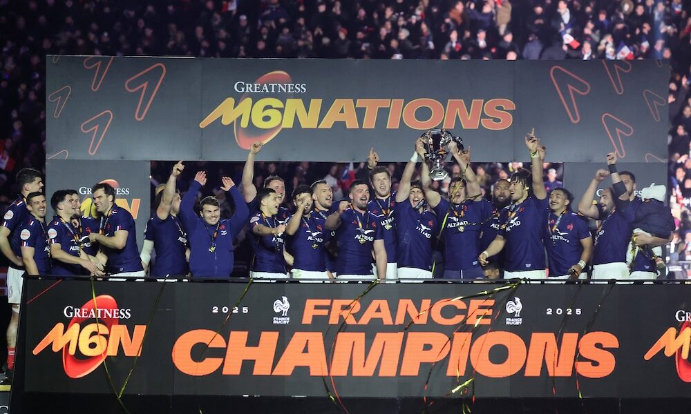 La Francia festeggia il titolo del Sei Nazioni 2025